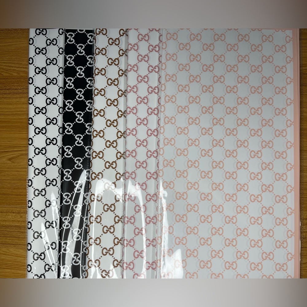 GG Korean Floral Wrapping Paper